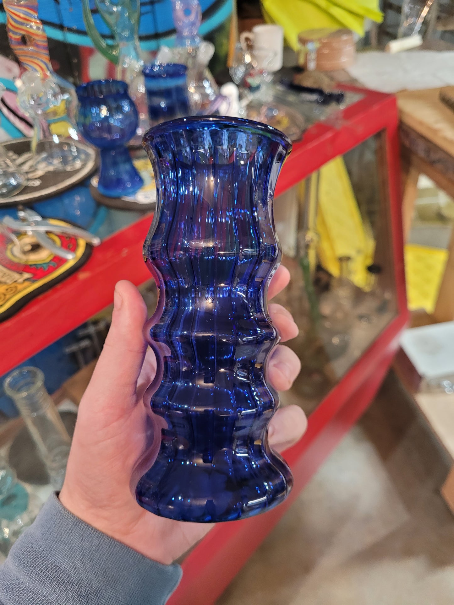 Blown glass cup